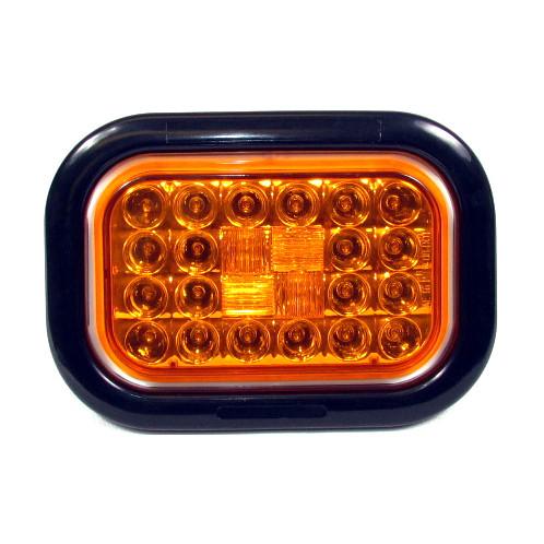 Fortpro 5 5/16" x 3 7/16" Rectangular Tail/Stop/Turn Led Light with 24 LEDs