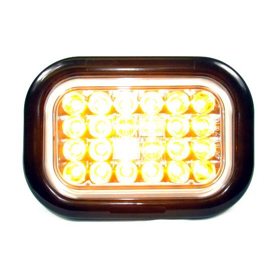 Fortpro 5 5/16" x 3 7/16" Rectangular Tail/Stop/Turn Led Light with 24 LEDs