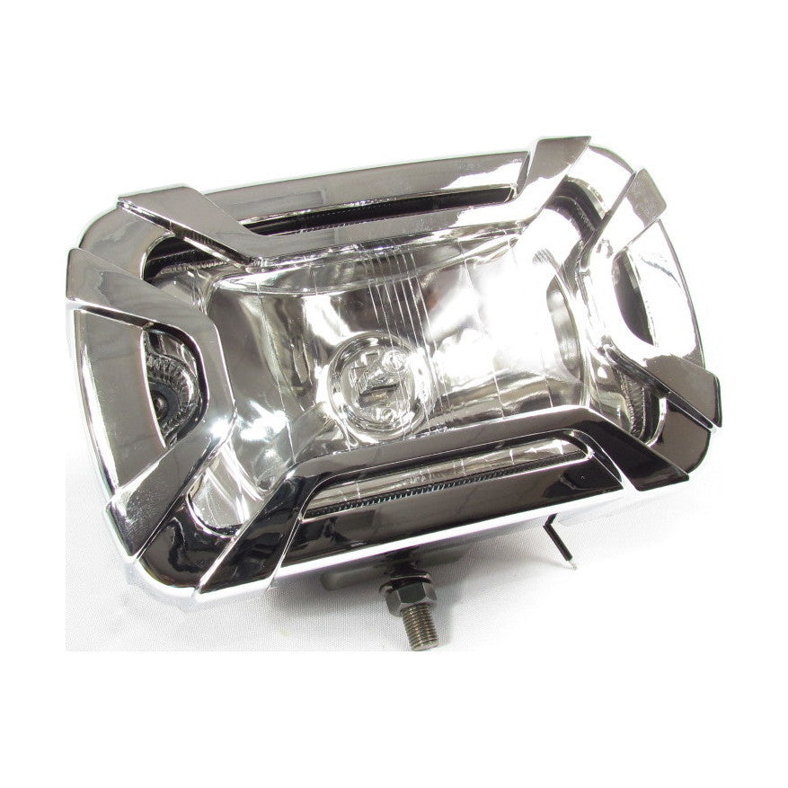 Fortpro Rectangular Pedestal Halogen Fog Lamp with Clear Lens | F235344