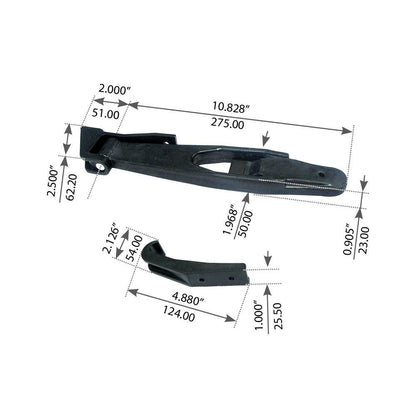 Right Side Hood Latch Kit For Freightliner FLD 120 - Replaces - 1712435001