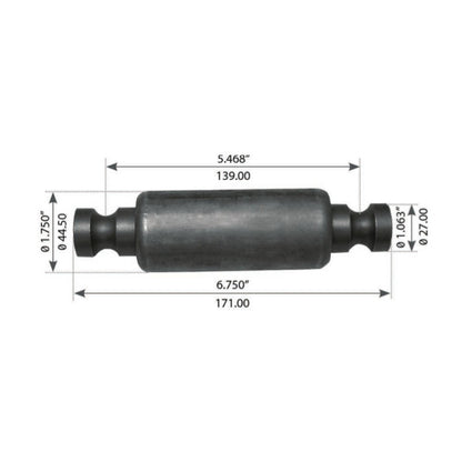 Fortpro Spring Eye Bush - Kenworth - Replaces 52375, B65-1017002, B656005