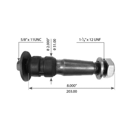 Fortpro Torque Rod Bush Replacement for Hendrickson 64697-000 | F184235